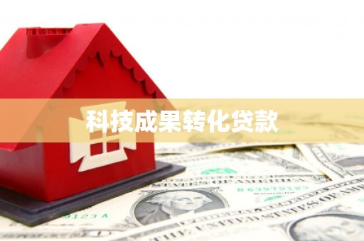 巴中科技成果转化贷款