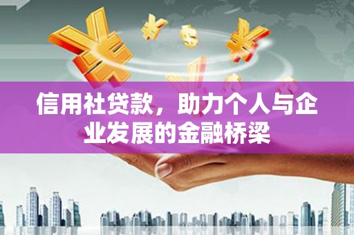 巴中信用社贷款，助力个人与企业发展的金融桥梁
