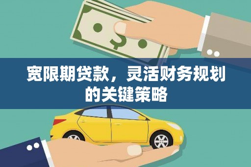 巴中宽限期贷款，灵活财务规划的关键策略