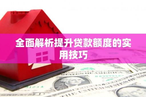 巴中全面解析提升贷款额度的实用技巧