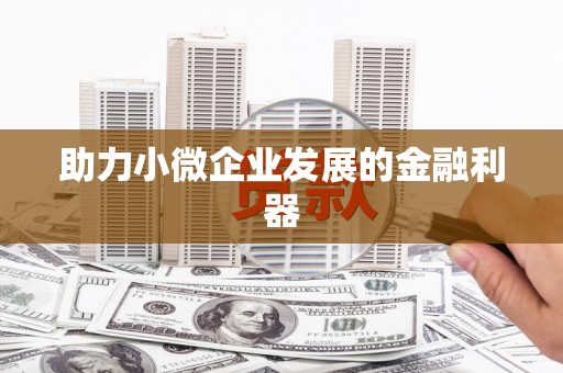 巴中助力小微企业发展的金融利器