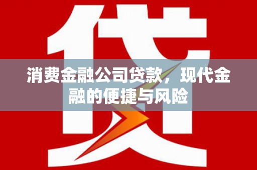 巴中消费金融公司贷款，现代金融的便捷与风险