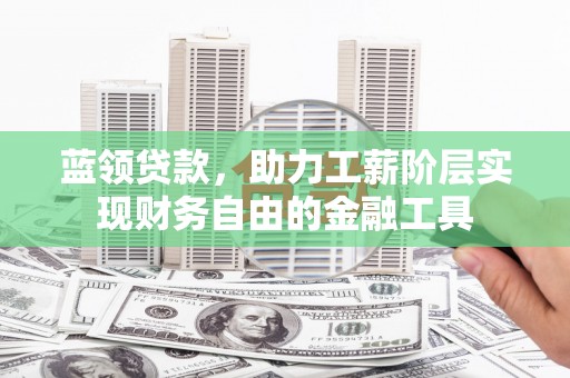 巴中蓝领贷款，助力工薪阶层实现财务自由的金融工具