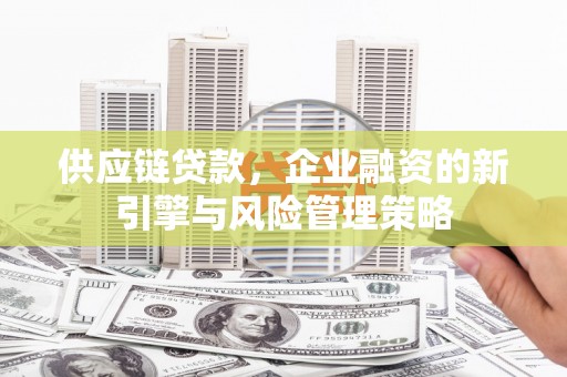 巴中供应链贷款，企业融资的新引擎与风险管理策略