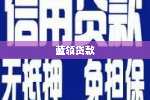 巴中蓝领贷款