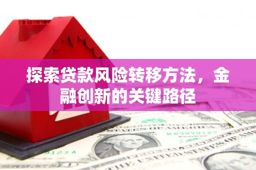 巴中探索贷款风险转移方法，金融创新的关键路径