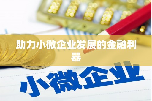 巴中助力小微企业发展的金融利器