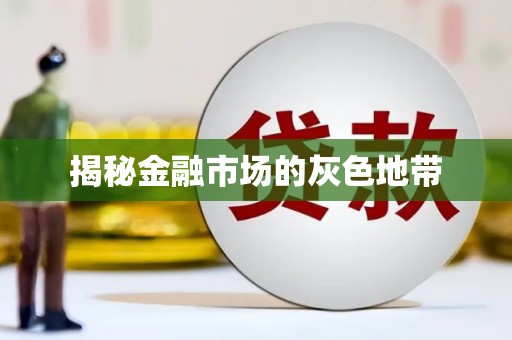 巴中揭秘金融市场的灰色地带