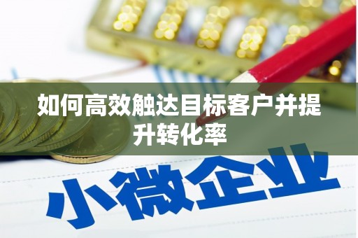 巴中如何高效触达目标客户并提升转化率