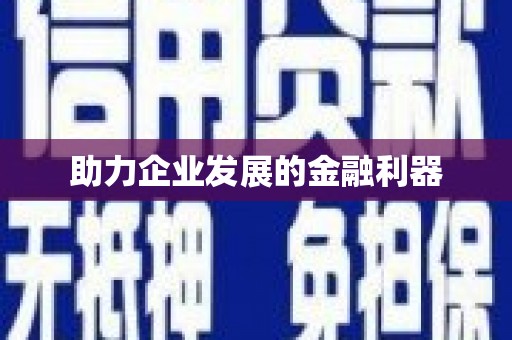 巴中助力企业发展的金融利器