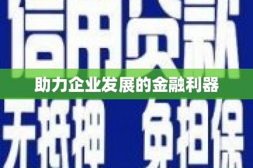 巴中助力企业发展的金融利器