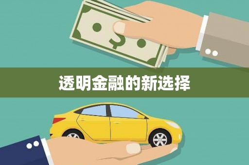 巴中透明金融的新选择